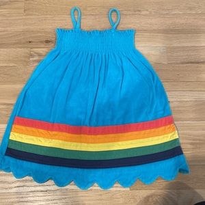 Hanna Andersson Terry Cloth Rainbow Dress Size 4 (100cm)
